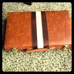 ⛔SOLD ⛔Vintage Backgammon Complete Set